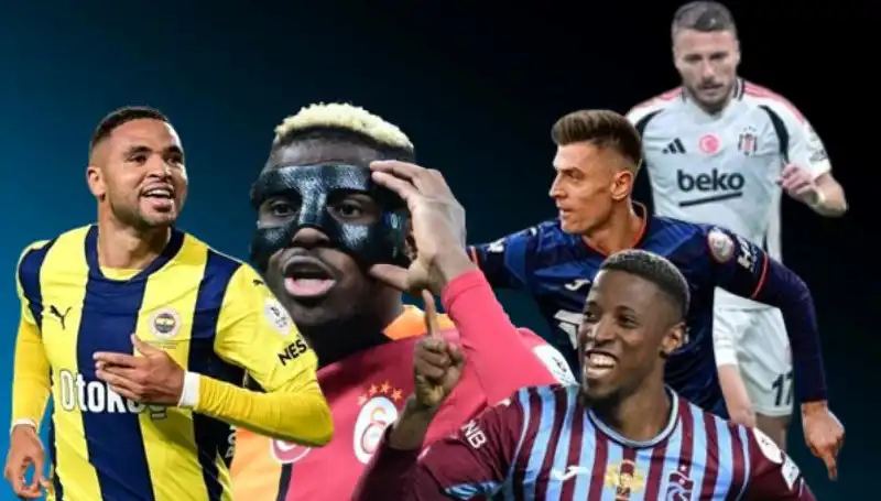 Süper Lig'de Gol Krallığı Yarışında Osimhen, Banza ve En-Nesyri’nin Performansı