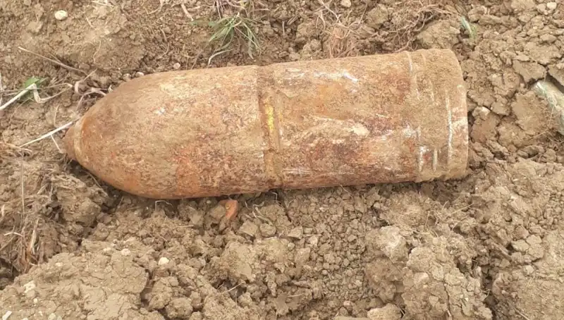 Çanakkale'de Çok Önemli Bir Keşif: Patlamamış Top Mermisi Bulundu