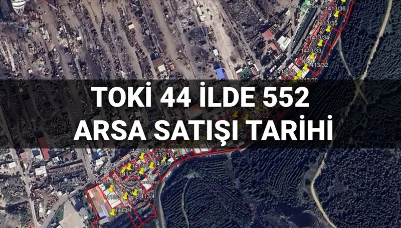 TOKİ’nin 552 Arsa Satışındaki Fırsatlar: İlanlar ve Tarihler Açıklandı!