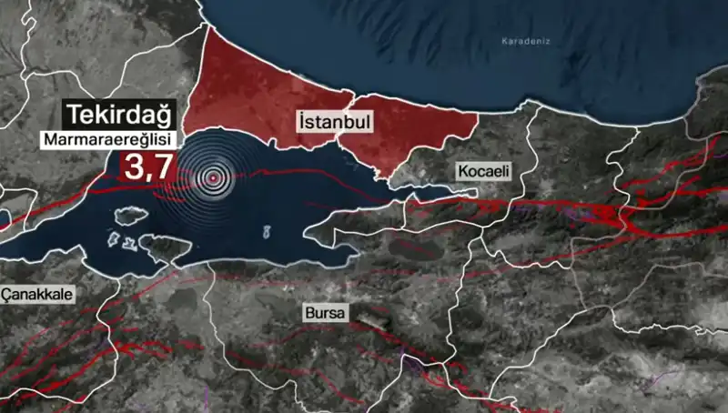 Marmara Denizi’nde 3.7 Büyüklüğünde Deprem: Neler Oluyor?