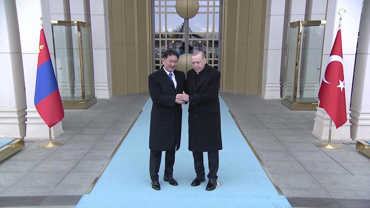 Moğolistan Cumhurbaşkanı Ukhnaa Ankara'ya Ziyaret Gerçekleştirdi