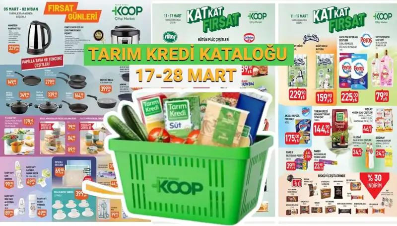 Tarım Kredi Kooperatif Marketleri'nde Mart İndirimleriyle Mutfağınıza Şıklık Katın!
