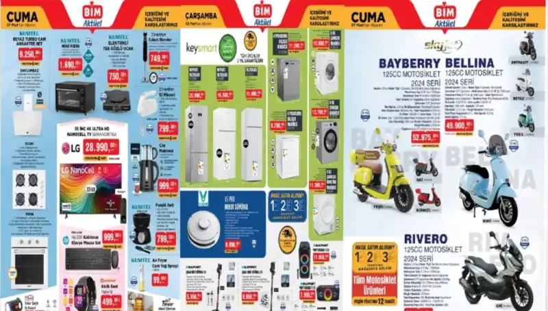BİM'de İndirim Fırtınası: 4-7 Mart Aktüel Ürünler Kataloğu Yayınlandı!